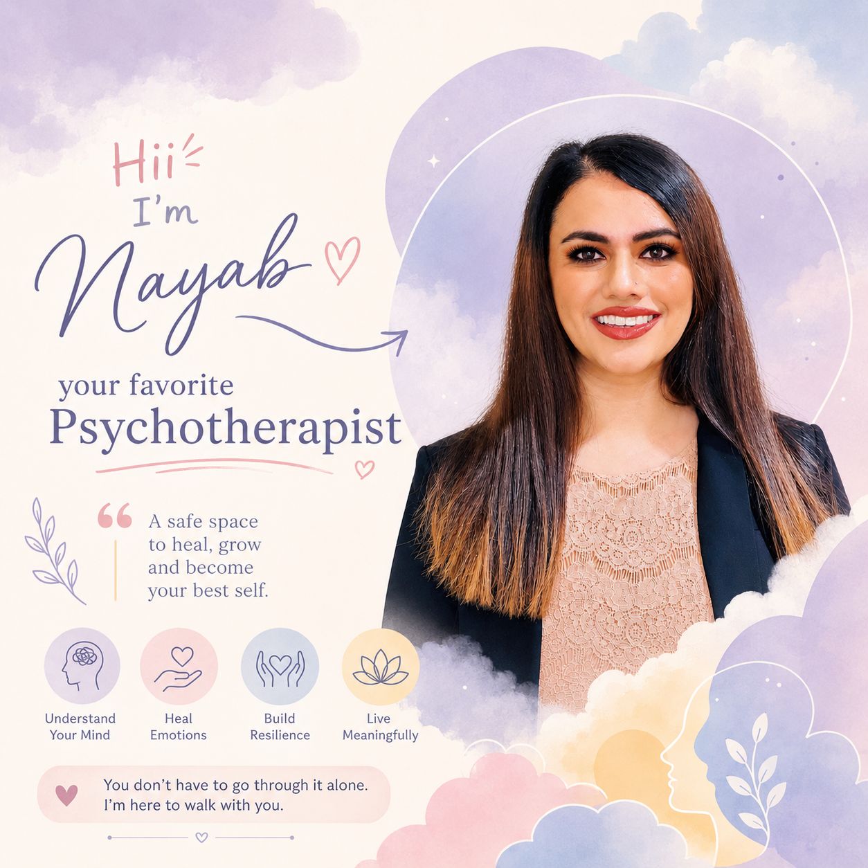 Nayab Tahir, Registered Psychotherapist